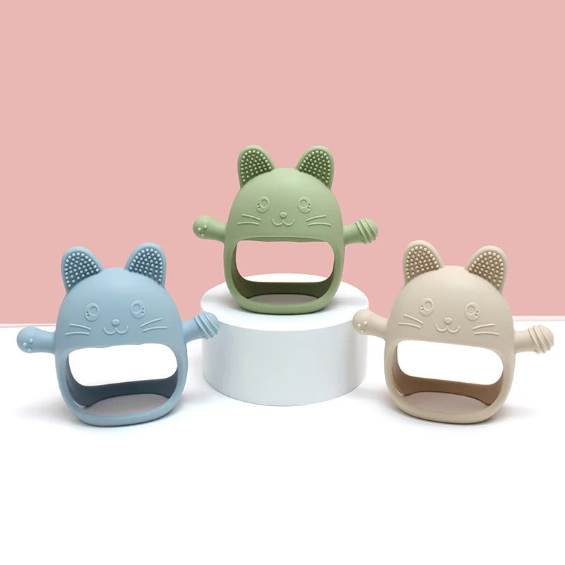 Gloves Kids Silicone Dental Care Baby Teether