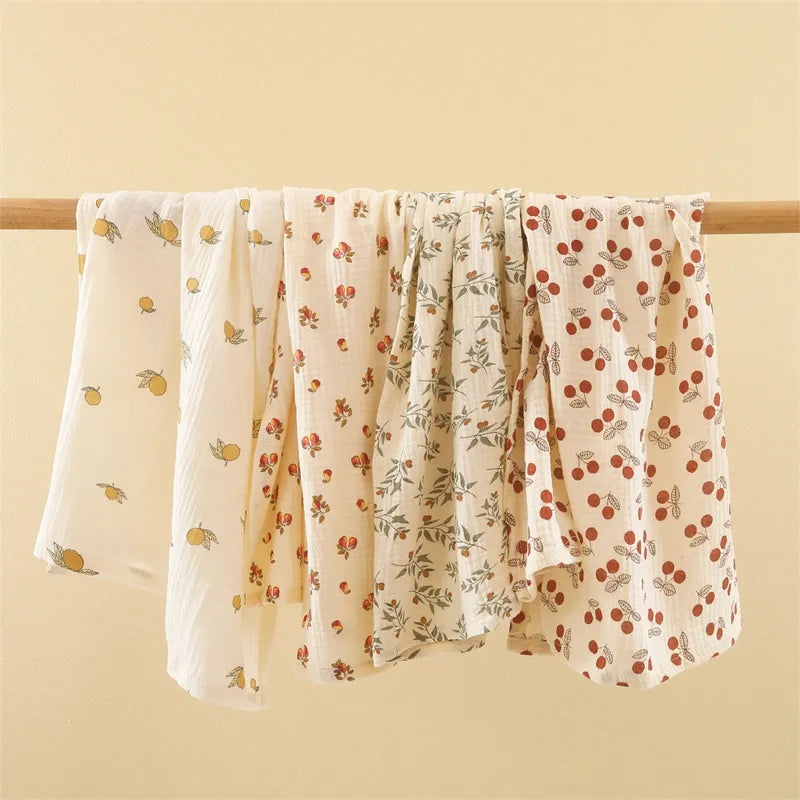 Cotton Gauze Muslin Baby Blanket Super Soft