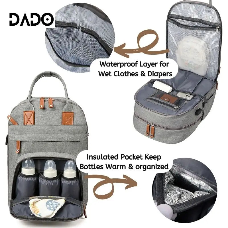Baby Essentials Travel Multifunction Diaper Backpack