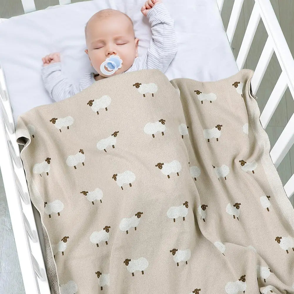 Swaddle Wrap Knitted Baby Blankets