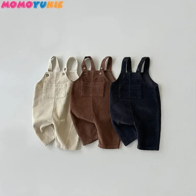 Newborn Clothes Boy's Corduroy Jumpsuit